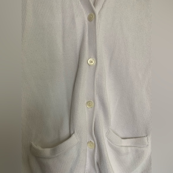 90’s Ralph Lauren Sport Vintage White Cardigan - Vintage - Picture 3 of 7